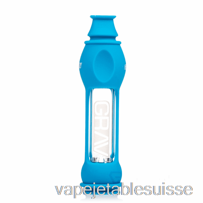 Vape Suisse Grav Octo-taster Avec Peau Silicone Bleu